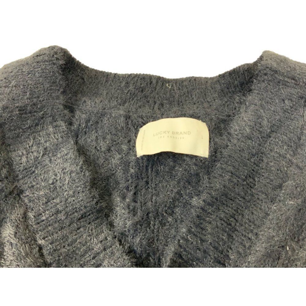 Lucky Brand Black Sweater Sz L - Picture 5 of 5